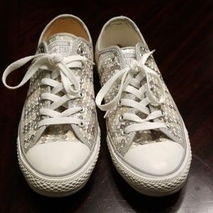 Sequin converse